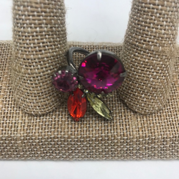 Joomi statement Ring Gun Metal Size 6.5 Stainless - Picture 3 of 7